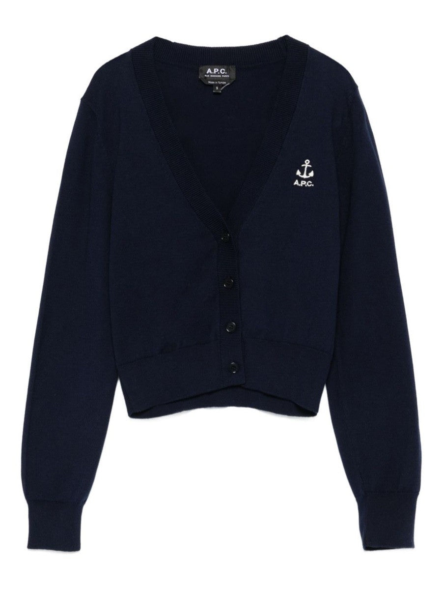 A.P.C Women's Cardigan Blue