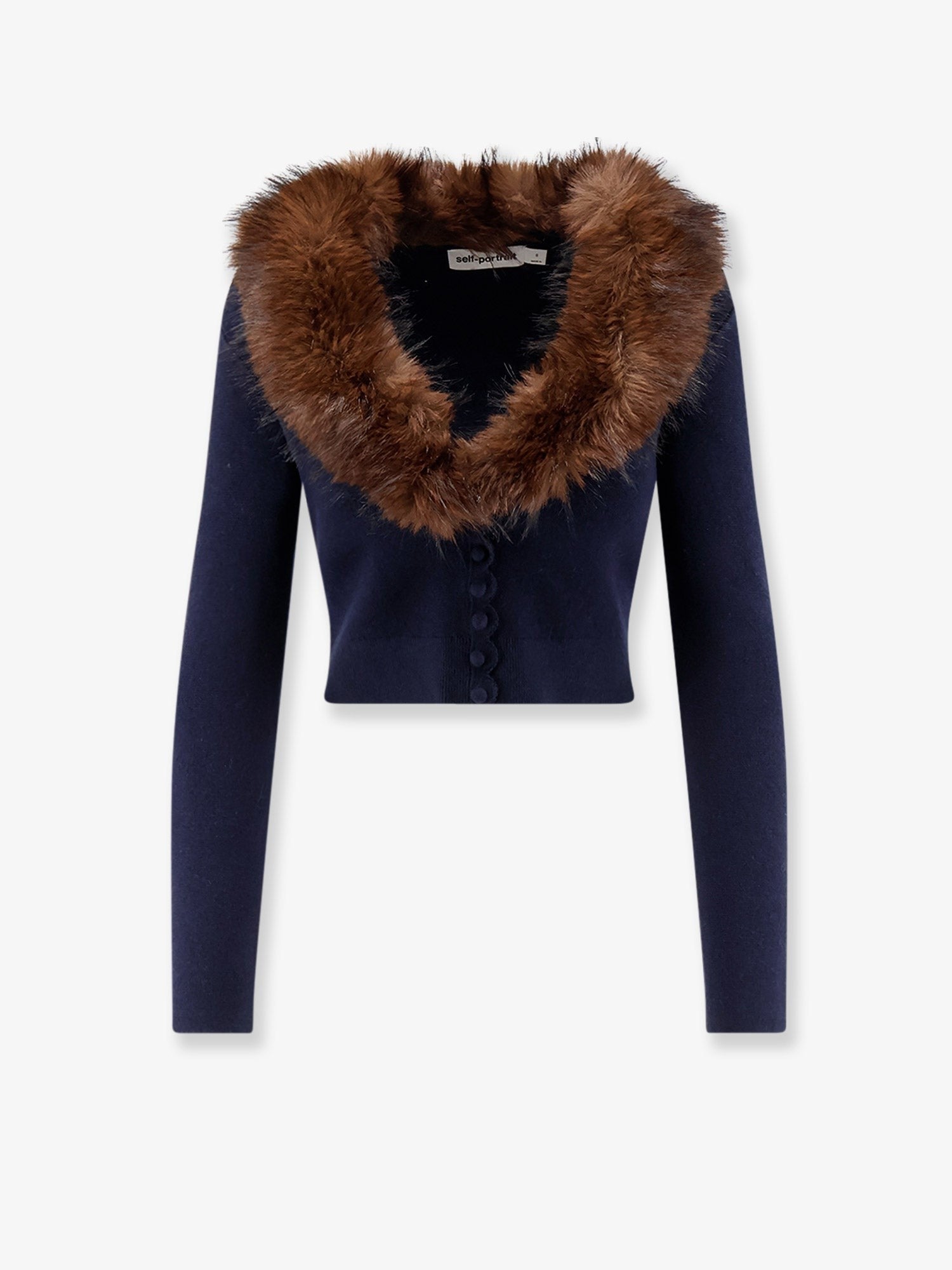 self-portrait Women's Cardigan Blue