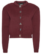 ROTATE Birger Christensen Women's Cardigan Red
