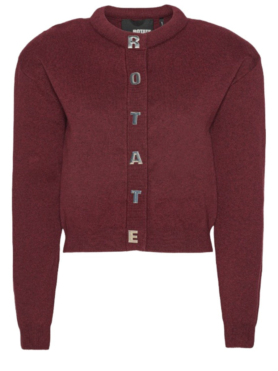 ROTATE Birger Christensen Women's Cardigan Red