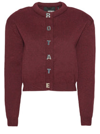 ROTATE Birger Christensen Women's Cardigan Red