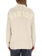 Golden Goose Women's Cardigan Beige, view 3