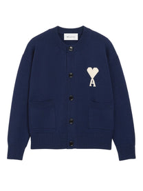 Ami Paris Unisex Cardigan Blue