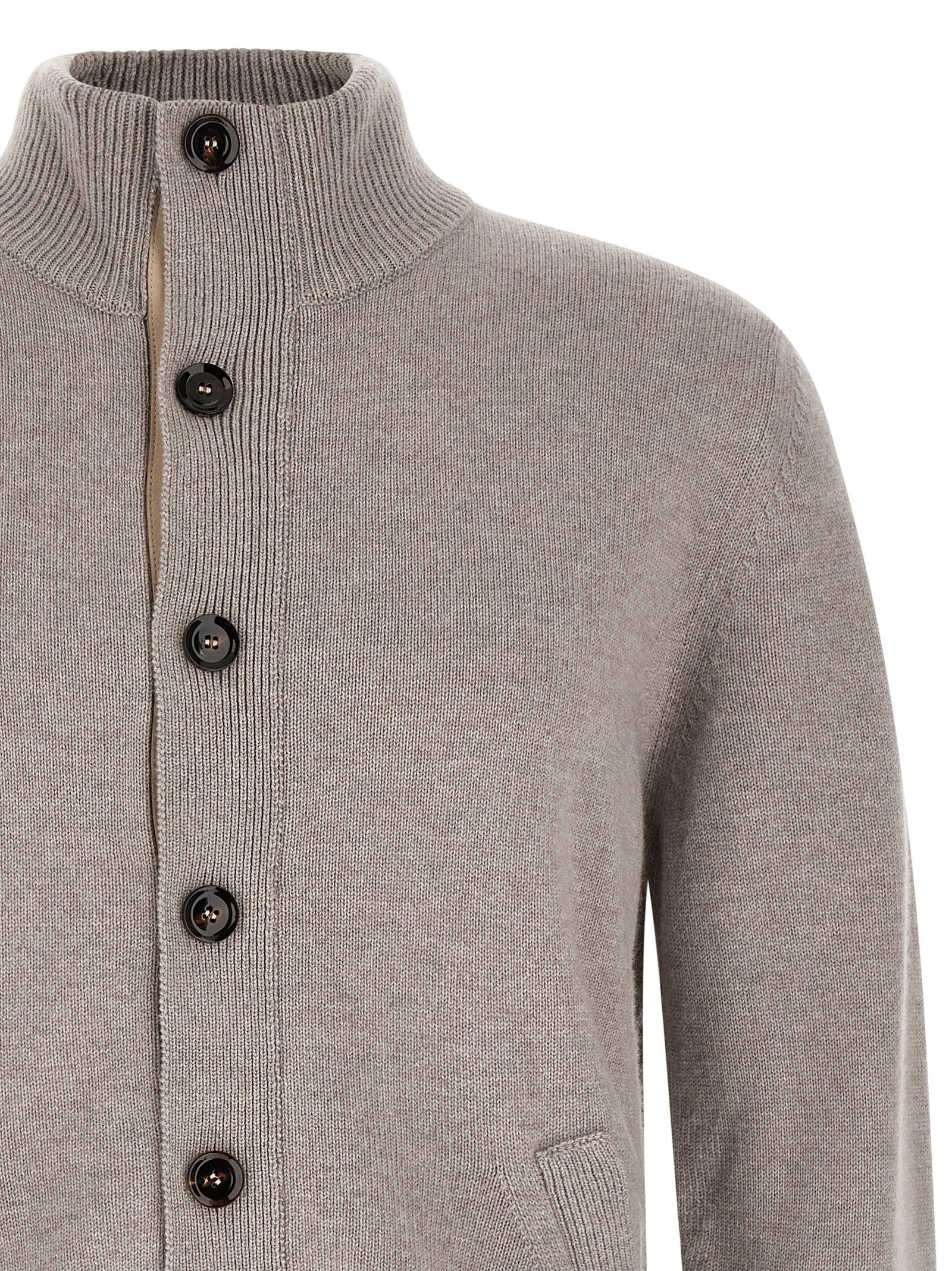 Brioni Cardigan Beige