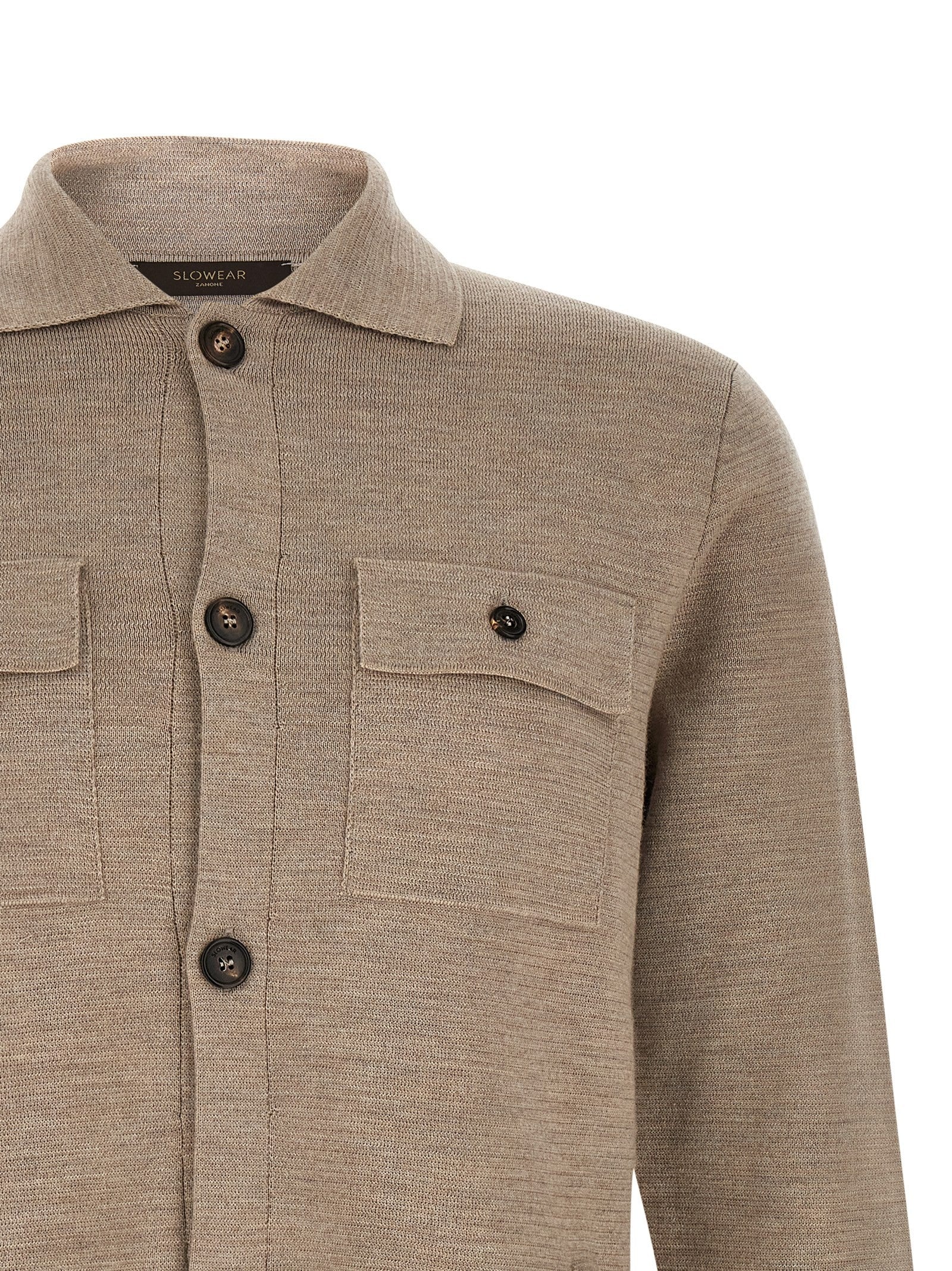 Zanone Cardigan Beige