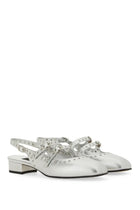Carel Paris Women's Mary Jane Slingback Queen Silver, view 2