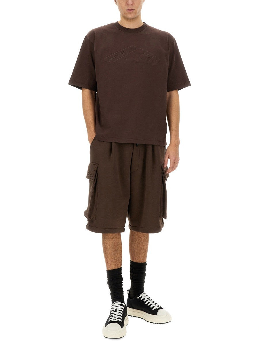 Dsquared2 Men's Cargo Bermuda Shorts Balloon Brown