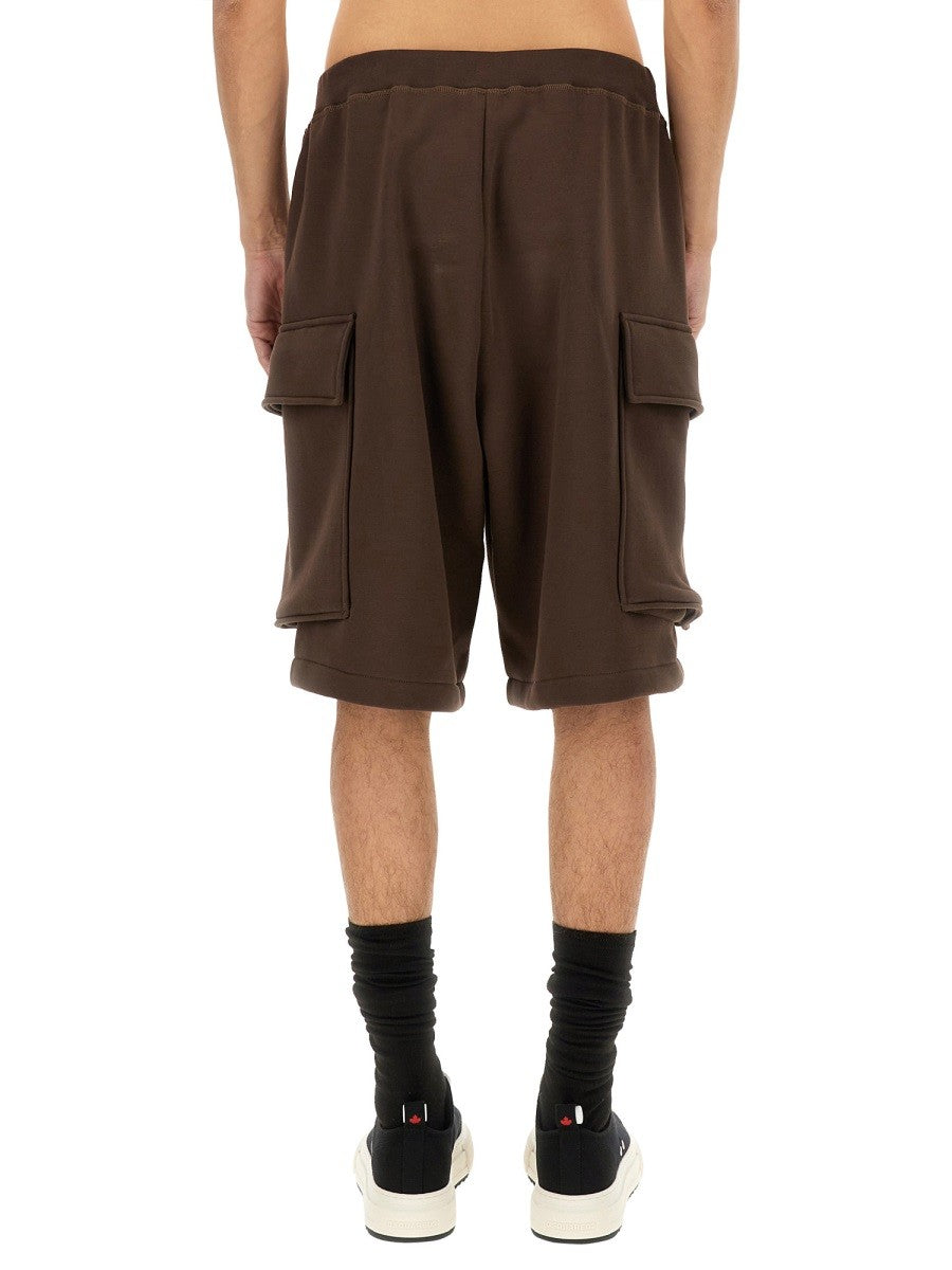 Dsquared2 Men's Cargo Bermuda Shorts Balloon Brown