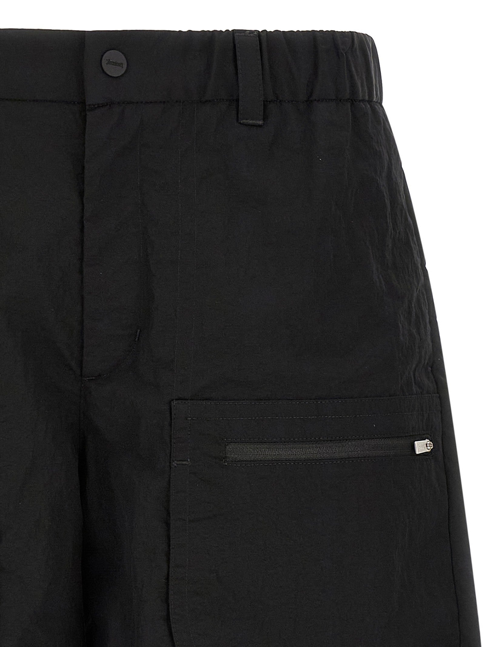 Laminar Cargo Bermuda Shorts Black