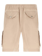 Brunello Cucinelli Cargo Bermuda Shorts Beige, view 2