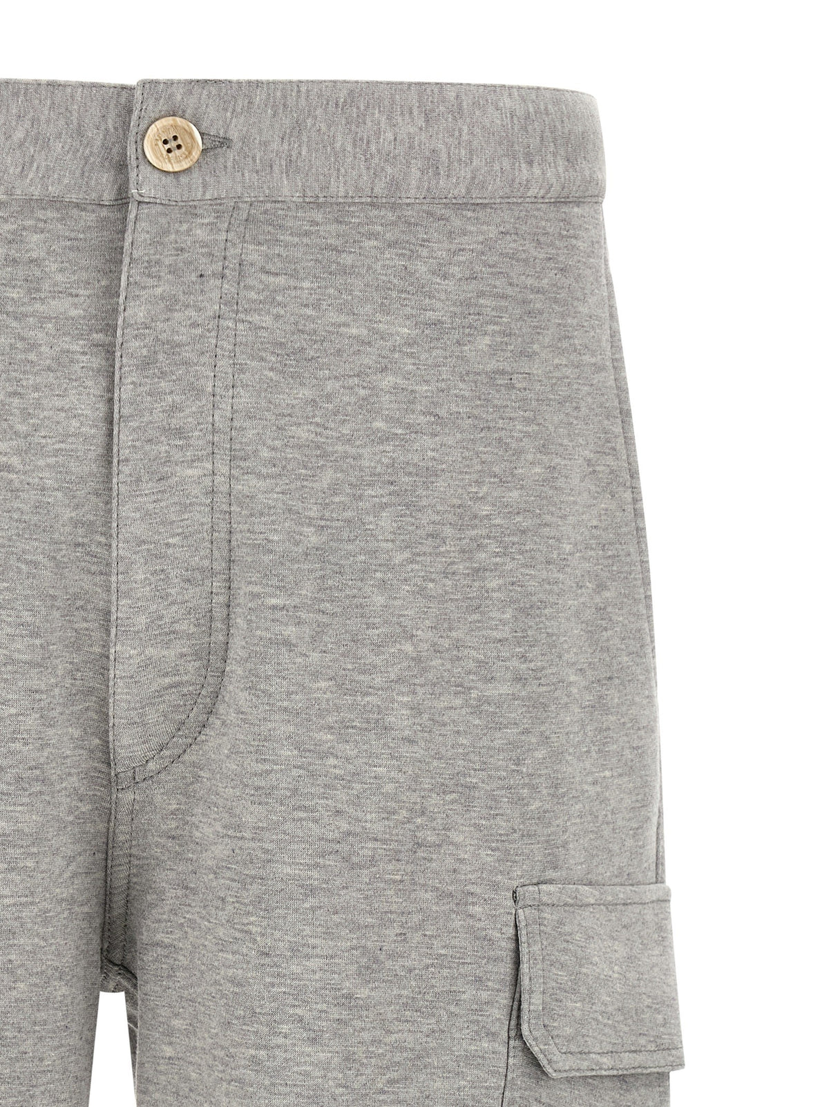 Brunello Cucinelli Cargo Bermuda Shorts Grey