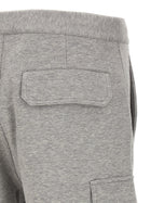 Brunello Cucinelli Cargo Bermuda Shorts Grey, view 4