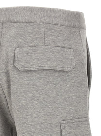 Brunello Cucinelli Cargo Bermuda Shorts Grey
