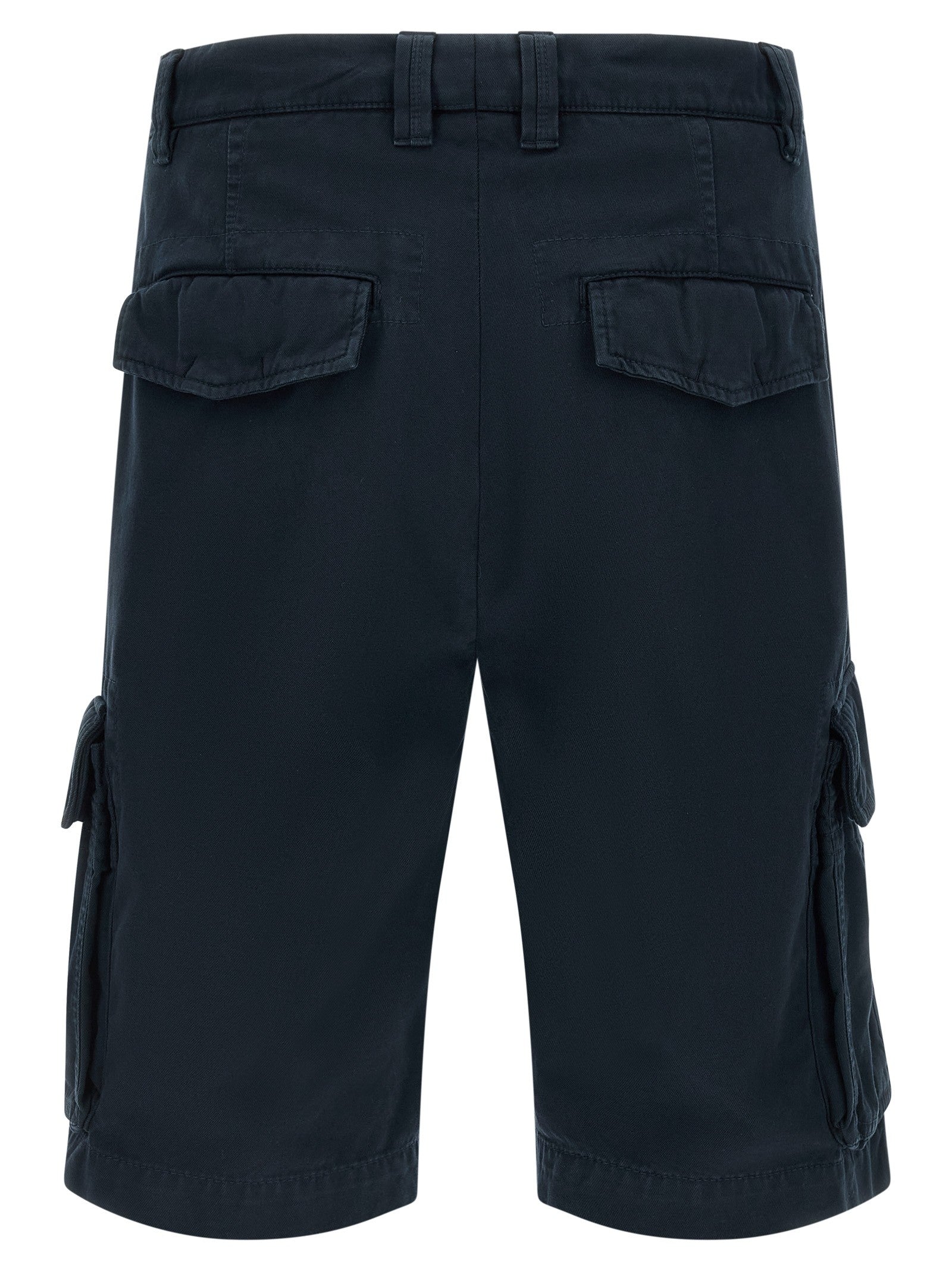 Brunello Cucinelli Cargo Bermuda Shorts Blue