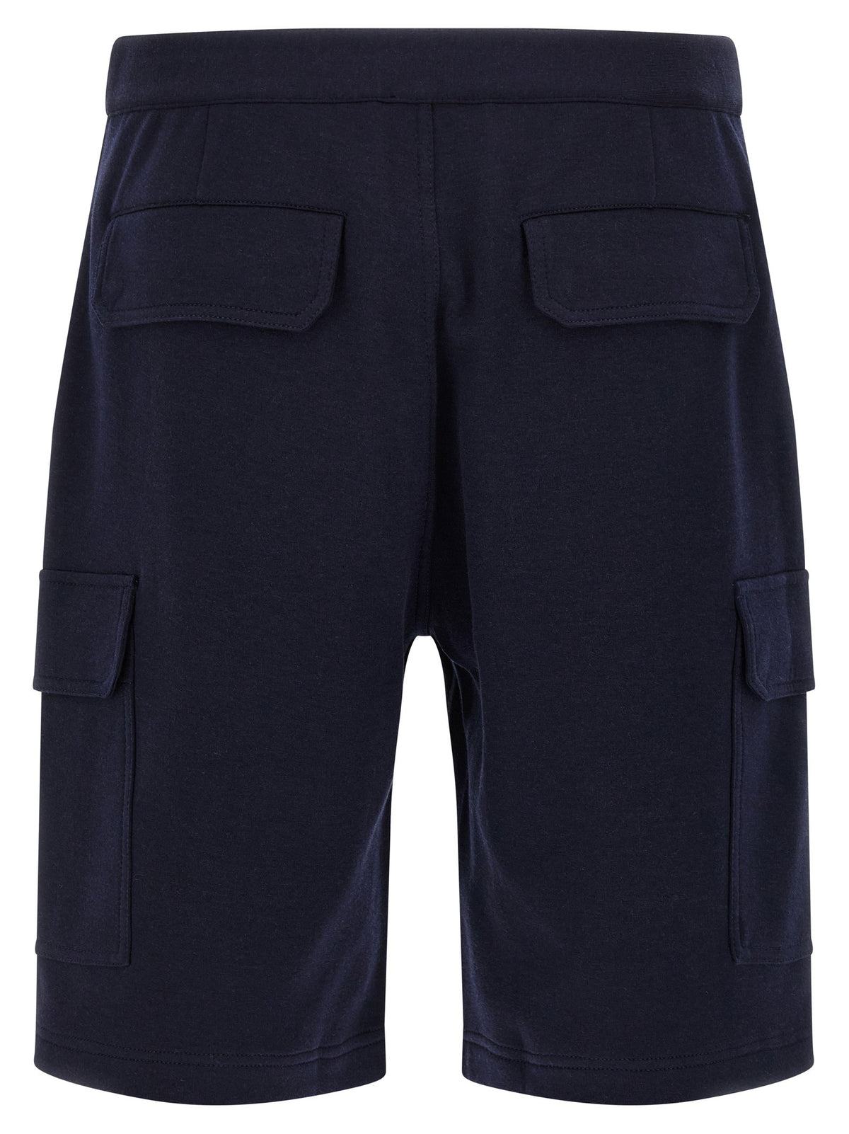 Brunello Cucinelli Cargo Bermuda Shorts Blue