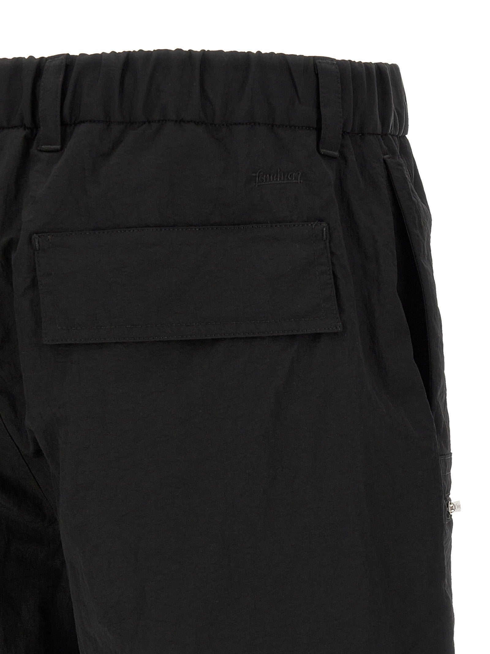 Laminar Cargo Bermuda Shorts Black