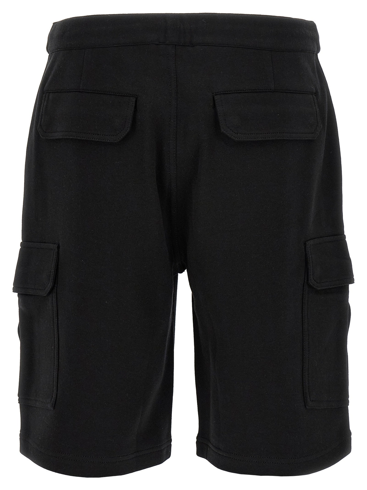Brunello Cucinelli Cargo Bermuda Shorts Black, view 2