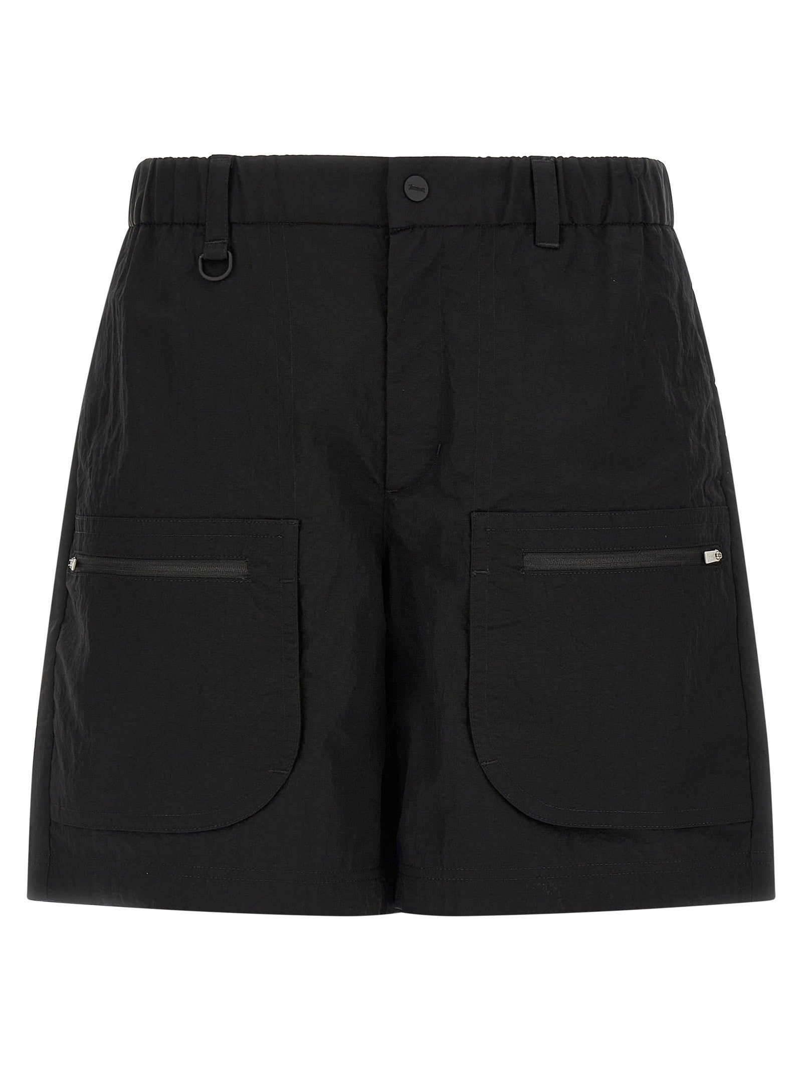 Laminar Cargo Bermuda Shorts Black