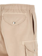 Brunello Cucinelli Cargo Bermuda Shorts Beige, view 4