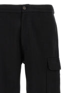 Brunello Cucinelli Cargo Bermuda Shorts Black, view 3