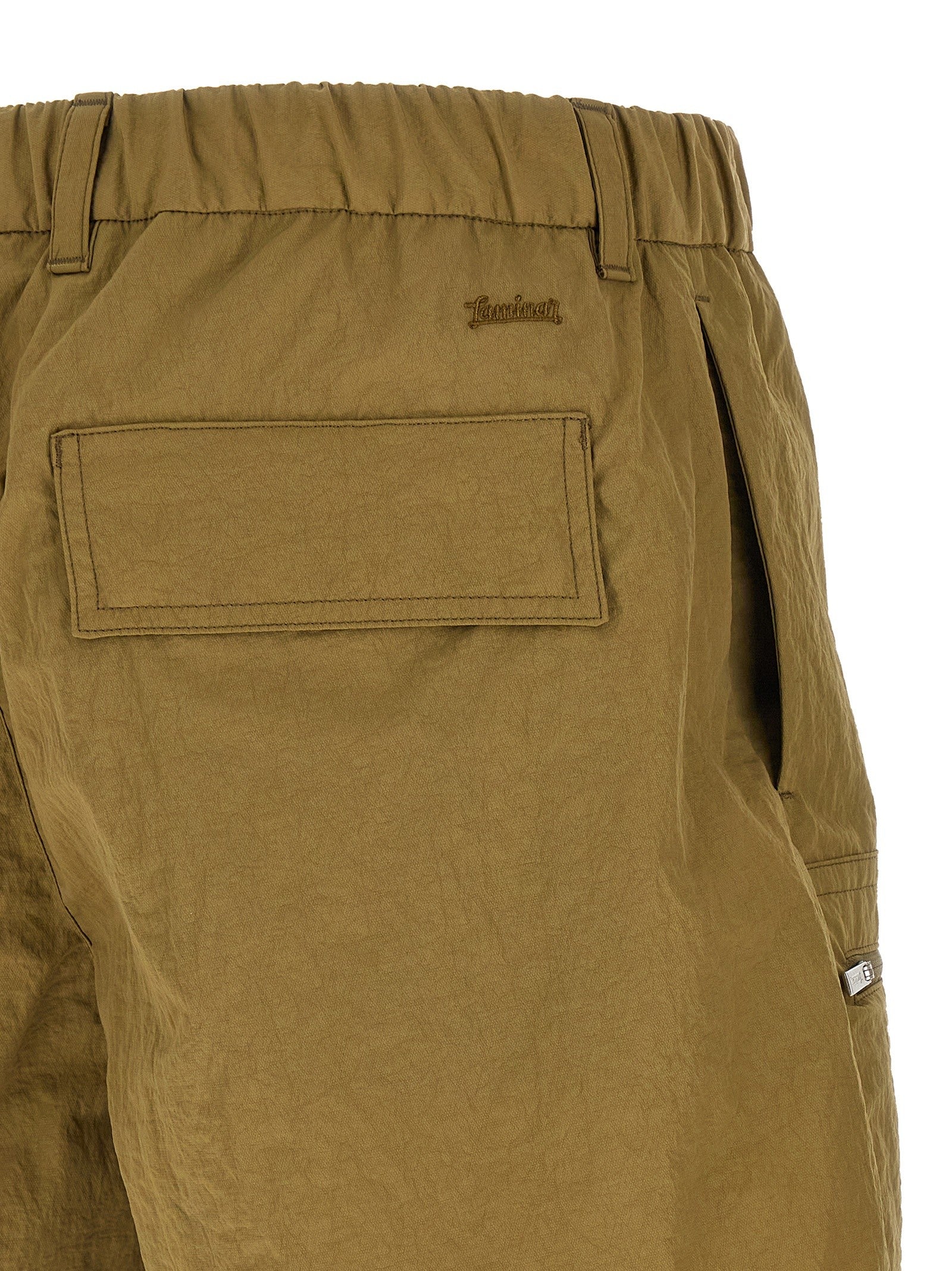 Laminar Cargo Bermuda Shorts Green