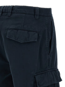 Brunello Cucinelli Cargo Bermuda Shorts Blue