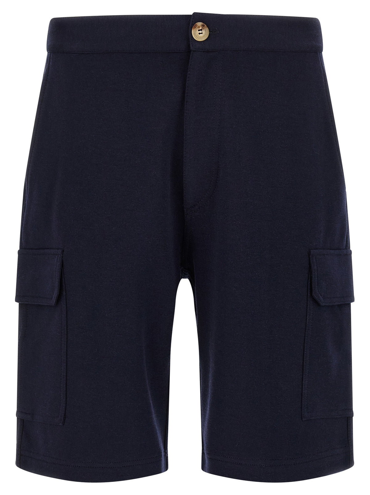 Brunello Cucinelli Cargo Bermuda Shorts Blue