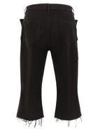 Rick Owens Cargo Bolan Cutoffs Pants Black, view 2
