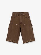 Tonywack Men's Cargo Cotton Bermuda Shorts Brown