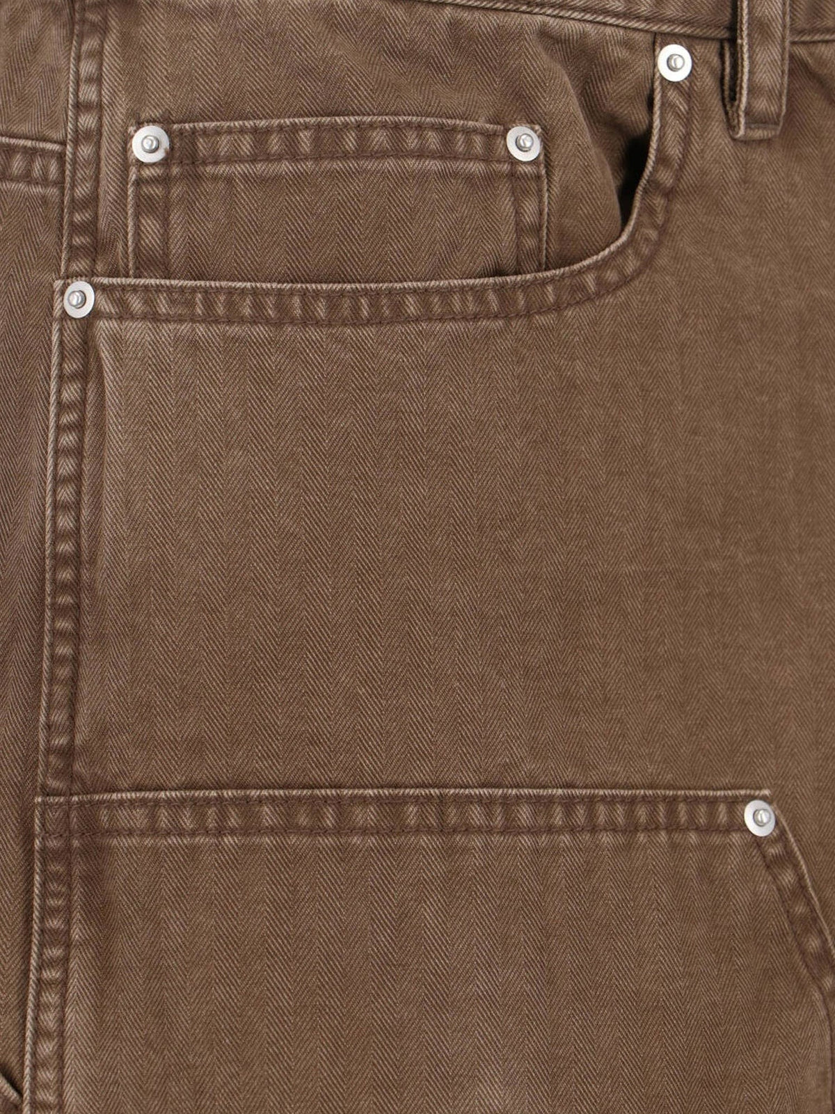 Tonywack Men's Cargo Cotton Bermuda Shorts Brown, view 3