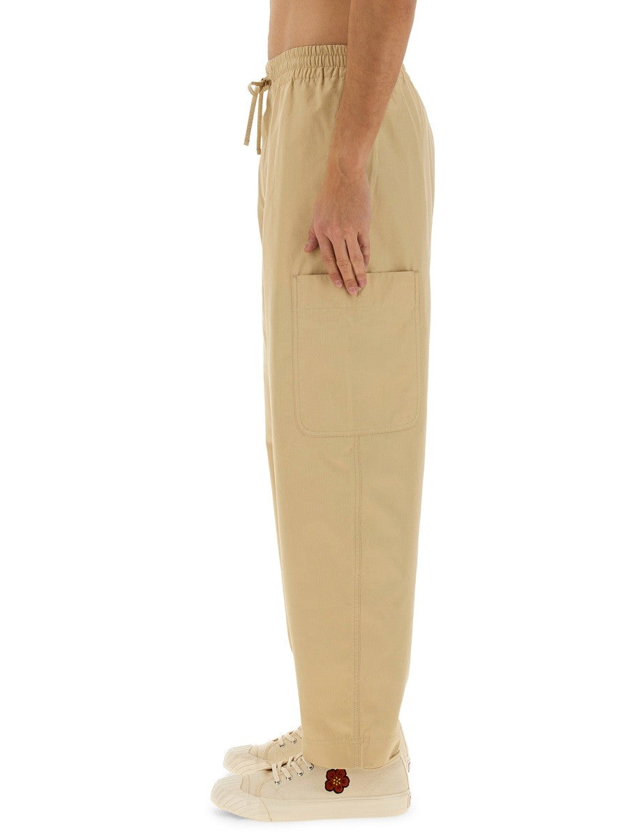 Kenzo Men's Cargo Jogging Pants Beige