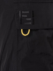 Fendi Men's Cargo Nylon Trousers Black