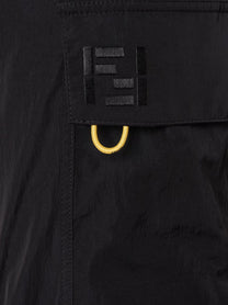 Fendi Men's Cargo Nylon Trousers Black