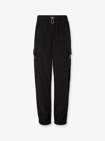 Fendi Men's Cargo Nylon Trousers Black