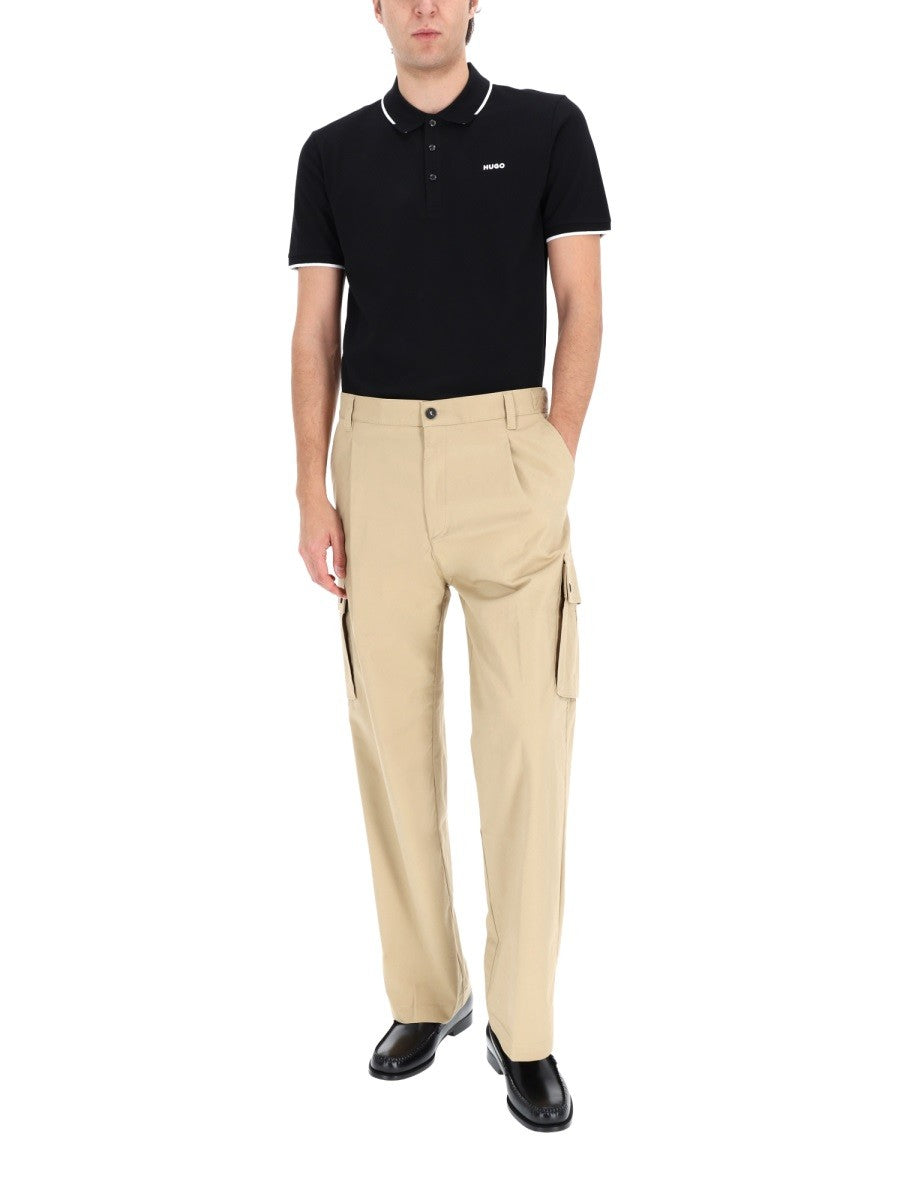 HUGO BOSS Men's Cargo Pants Craysen Beige