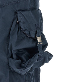 The Attico Cargo Pants Blue