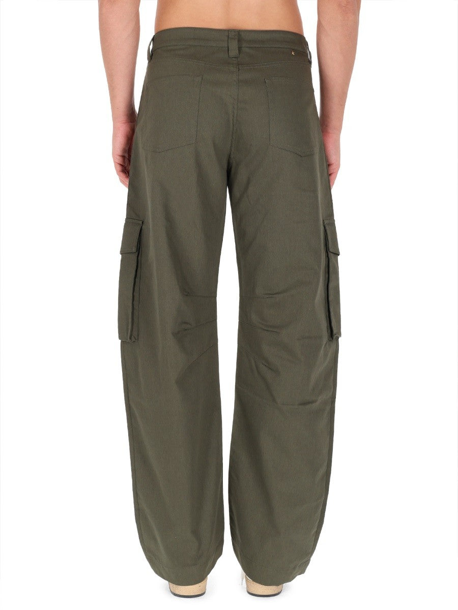 Golden Goose Men's Cargo Pants Green