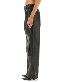 MSGM Women's Cargo Pants Black MSGM