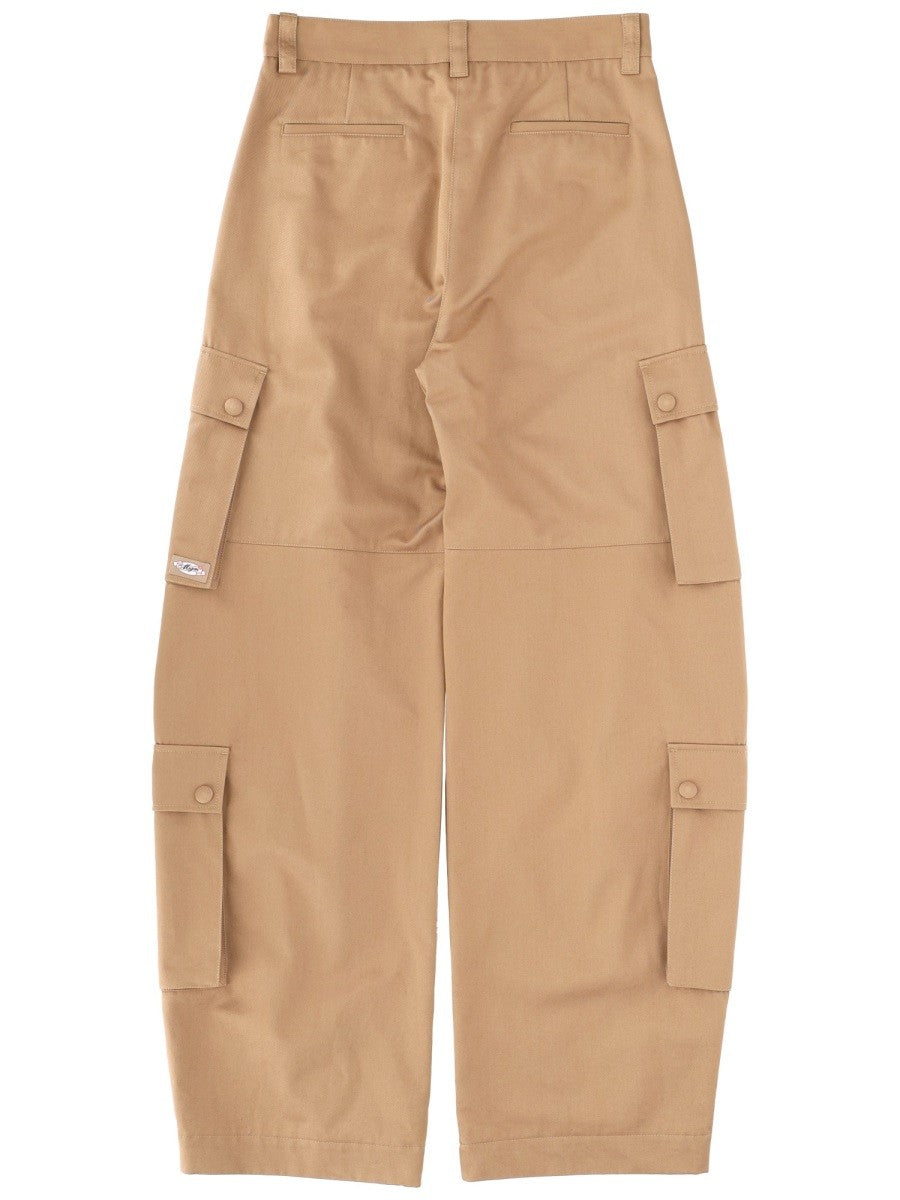 msgm Women's Cargo Pants Beige msgm
