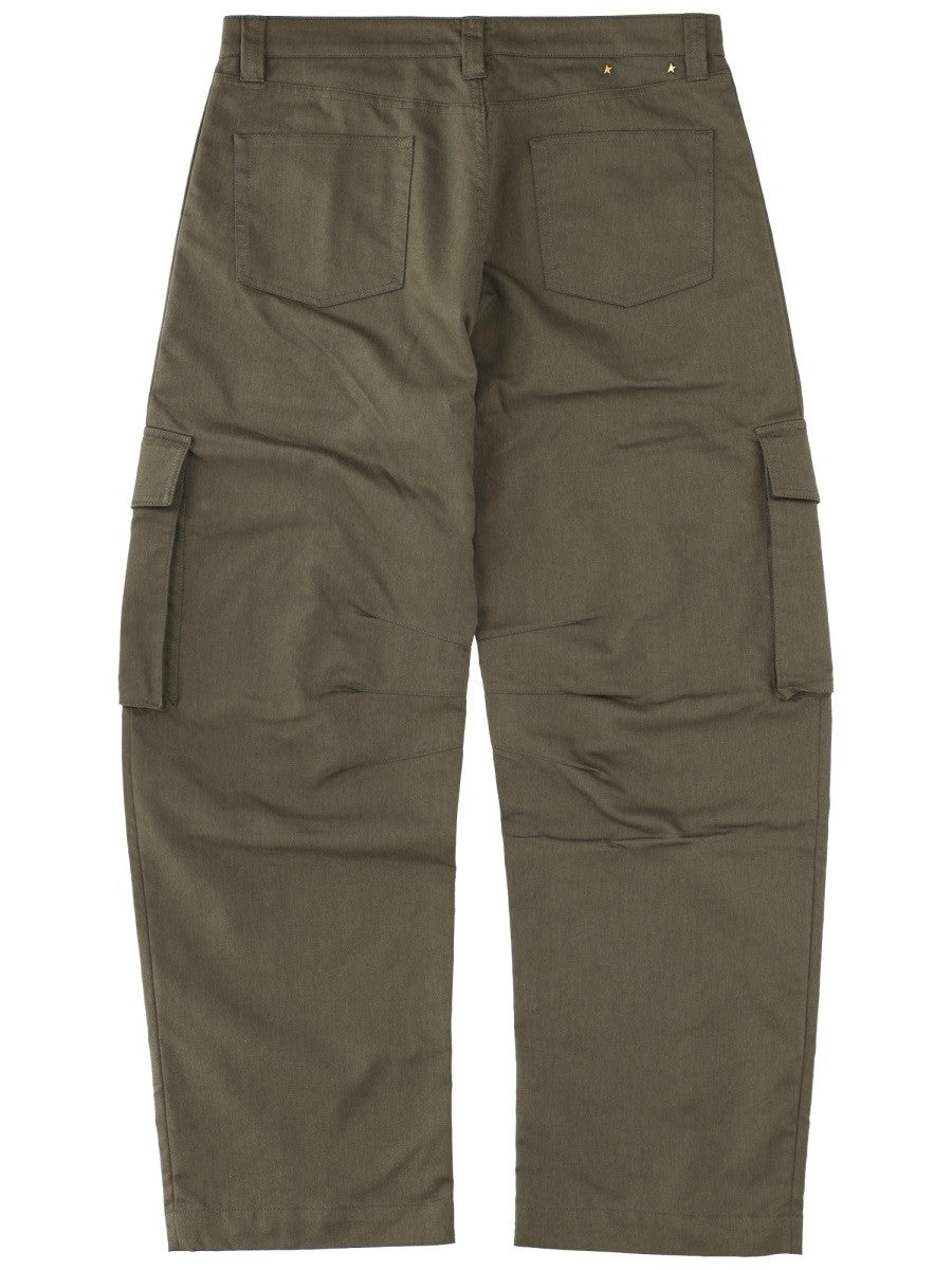 Golden Goose Men's Cargo Pants Green