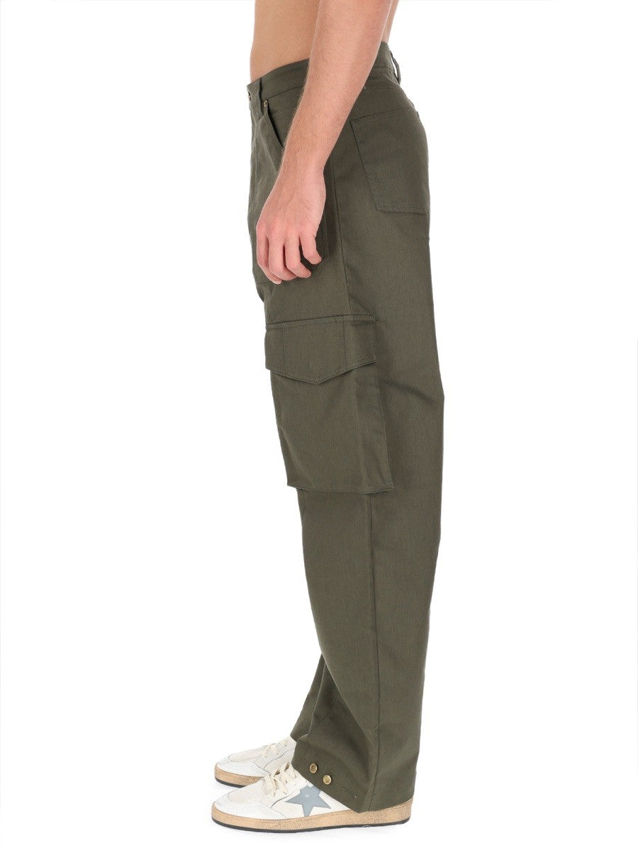 Golden Goose Men's Cargo Pants Green