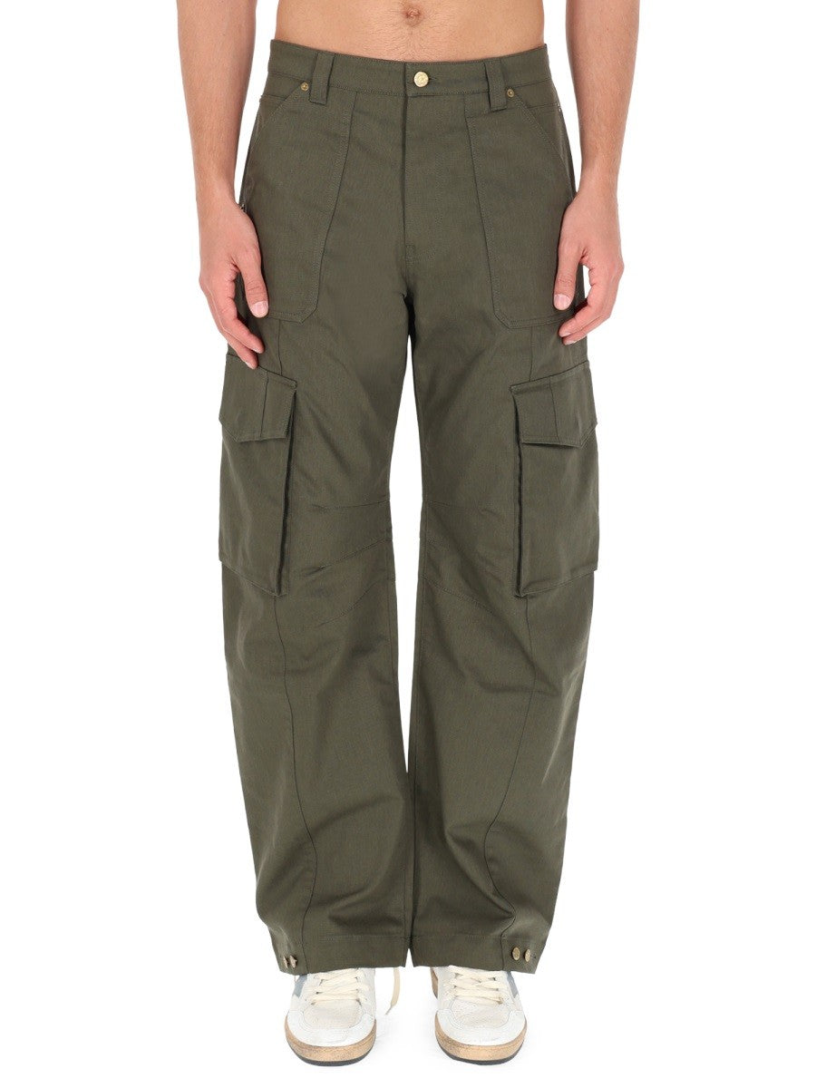 Golden Goose Men's Cargo Pants Green