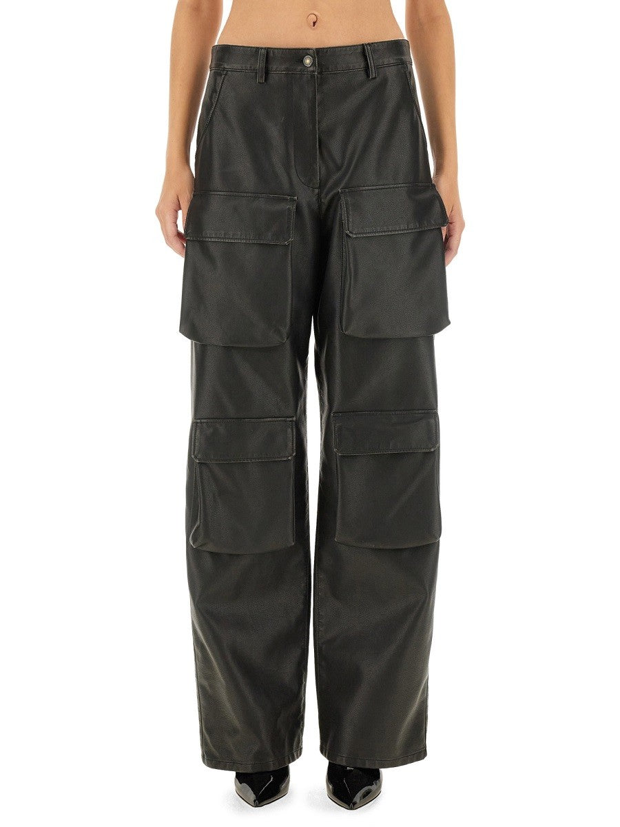 MSGM Women's Cargo Pants Black MSGM