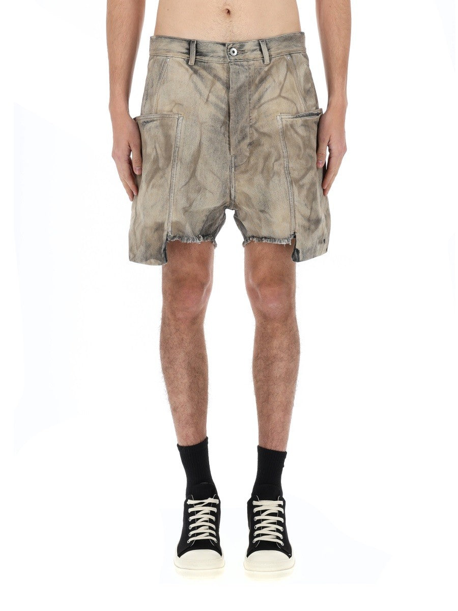 DRKSHDW Men's Cargo Shorts Stefan Beige