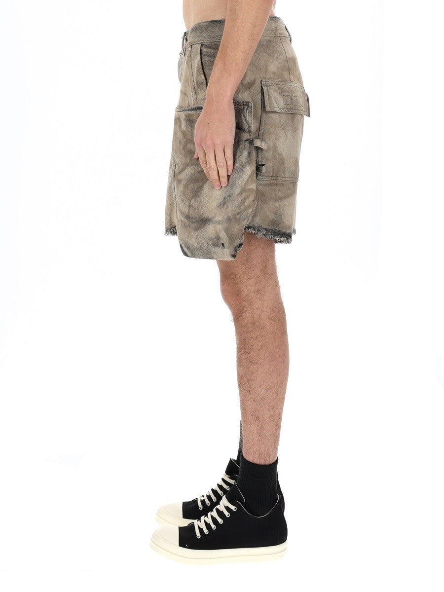 DRKSHDW Men's Cargo Shorts Stefan Beige