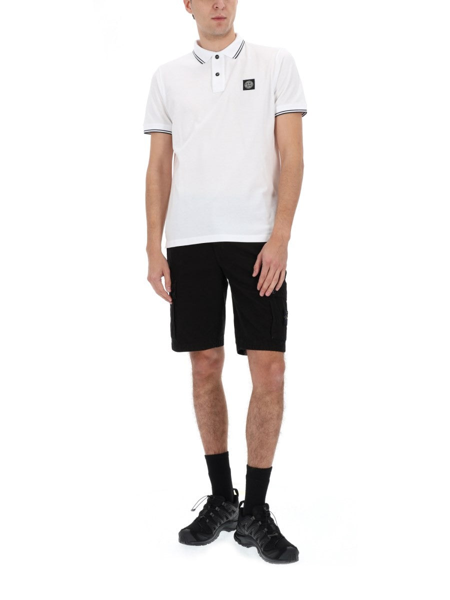 Stone Island Men's Cargo Shorts Black