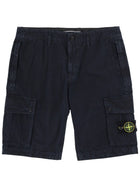 Stone Island Men's Cargo Shorts Blue