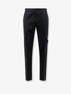 Stone Island Men's Cargo Stretch Organic Cotton Trousers Black