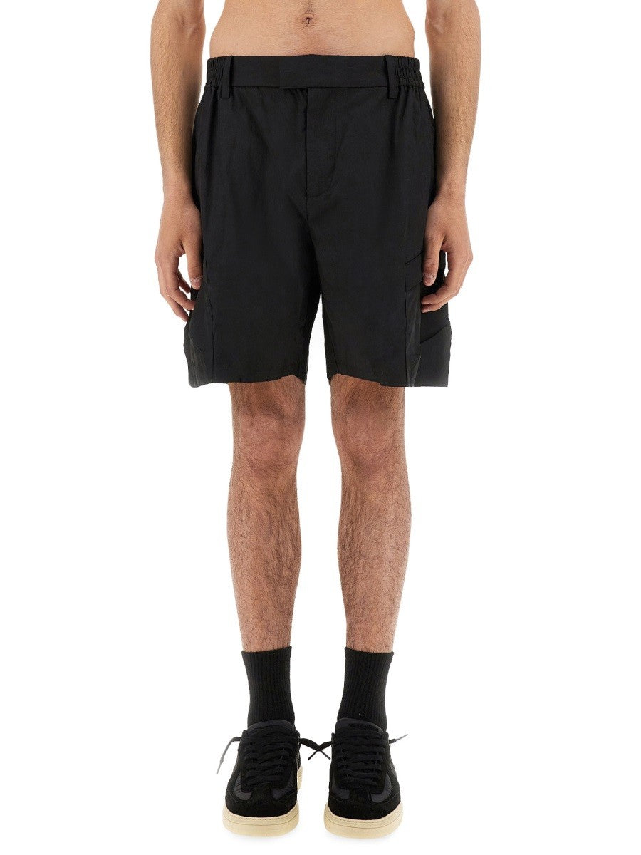 Represent Men's Cargo Tech Shorts Black Represent
