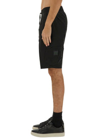 Boss Men's Cargo Urbanex Shorts Black